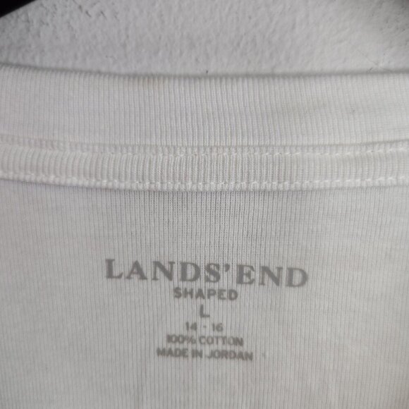 Ladies SZ L Lands" End Cotton T-Shirt Bundle - Picture 7 of 10